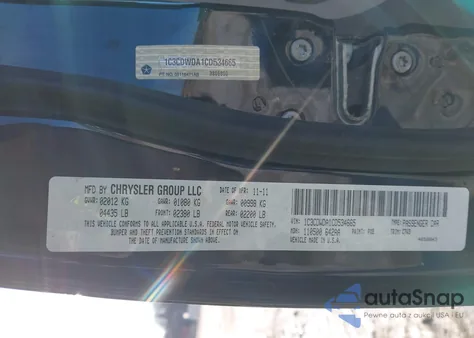 2012 Dodge Caliber Sxt z USA, uszkodzony, nr VIN 1C3CDWDA1CD534665